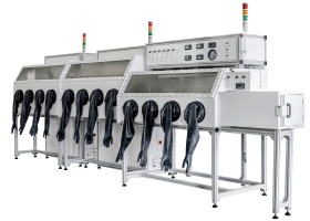 半導體焊接專(zhuān)用定制手套箱